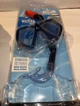 Water Sun & Fun Snorkel Set Youth Swimming Accessory Purple Blue Uv Protection. Fixed Price $10.99.