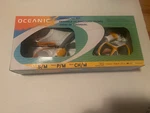 Oceanic Snorkeling Set-orange Trim Size S/m -mesh Carry Bag With Shoulder Straps. Fixed Price $20.00.