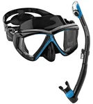Rapido Four Lens Panoramic View Scuba Snorkeling Mask & Dry Set Combo. Fixed Price $34.99.