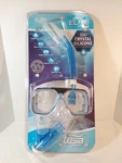Tusa Sport Adult Elite Series Snorkel And Mask Set - New Blue & Clear. Fixed Price $46.99.