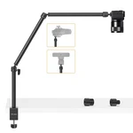 Vijim LS08 Flexible Overhead Camera Mount Desk Stand, Webcam Microphone.... Fixed Price $62.23.