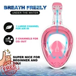Odoland Full Face Snorkel Mask Adult Youth Camera Mount Fins. Fixed Price $64.99.