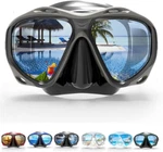 Adult Scuba Mask, Dive Anti Fog Snorkeling Diving Glasses, Great Seal. Fixed Price $25.99.