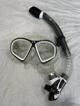 Adult Aqua Lung Sport Snorkel &mask Set Dual Lens Tempered Glass Silicone Purge. Fixed Price $16.35.