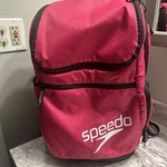 Speedo Pink Backpack Swim Gear Bag Mesh Pockets Water-resistant With 2 Goggles. Fixed Price $40.00.