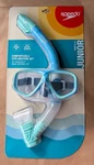 Speedo Junior Reefscout Mask & Snorkel Set Ages 6-14 Blue/teal New. Fixed Price $16.00.