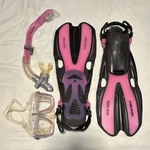 Head Volo Adult Silicone Snorkeling Set Ml - Mask, Snorkel, Fins. Fixed Price $30.00.