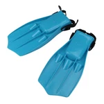 11.25" Florescent Blue Dolphin Recreational Swim Fins. Fixed Price $15.49.