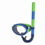 Speedo Kids' Porto Snorkel Mask Set Blue/ Green: Ages 3-8 Retro Dive. Fixed Price $18.99.