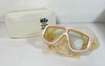 Tusa Platina Diving Mask M-20 Pink With Case. Fixed Price $29.99.