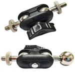 Thtrht 2 Pack Super Clamp Mount Arm Replacement Support Dual Head 17MM Black. Fixed Price $15.42.