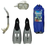 Swim Central Gray Kona Adult Pro Silicone Water Pool Scuba Snorkeling Set. Fixed Price $90.49.