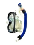 Deep See Snorkel Mask & Set Black/clear Tempered Glass Good Condition. Fixed Price $20.00.