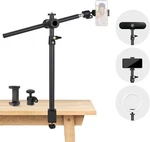 Jebutu Overhead Camera Mount Desk Stand With 360 Adjustable Holding Arm New. Fixed Price $25.31.