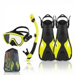 Snorkeling Gear Set With Led Light & Adjustable Fins, For Swimming. Fixed Price $39.00.