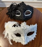 Lace Masquerade Mask Set In Black & White! The Cutest! Best Offer Accepted!. Fixed Price $40.00.